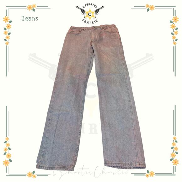 Vintage Women's Gap Mom Jeans Size 32 Custom Pink Acid Wash Relaxed Fit - Picture 1 of 5